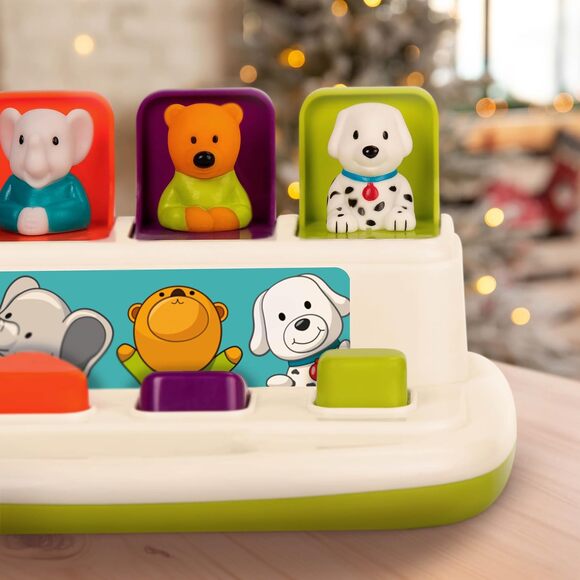 Cause and Effect Toy Pop Up Pals Toddler Learning Toy Color Sorting 18 Months Up - Picture 3 of 10